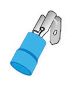 Piggyback Terminals Quick Disconnect Blue Nylon (22-18) (100/Bag)