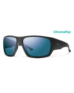 SMITH Dragstrip Elite Black ChromaPop PLUS Elite Polarized Blue Mirror Sunglasses