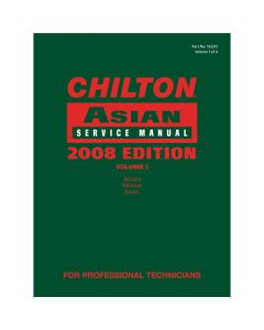 Chilton 2008 Asian Service Manual Volume 1