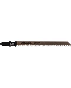Makita Jig Saw Blade, T Shank, HCS, 4 1/8" x 9TPI, 3 1/8" Cutting Length (Pack of 5)