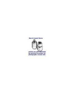 3/8" Drive Male Pipe Plug Socket 9/32"
