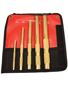 Mayhew 5-Piece Brass Drift Punch Set