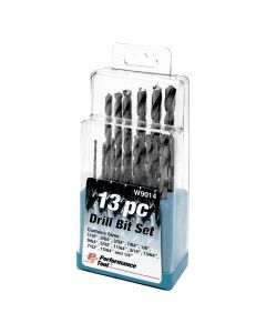 13pc HSS Drill Bit Set w/Case