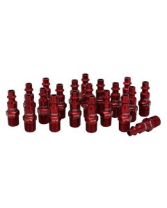 ColorFit Plugs M-Style Red 1/4" NPT
