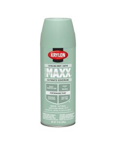 Krylon Covermaxx Paint+Primer; Satin Catalina Mist; 12 oz. Aerosol