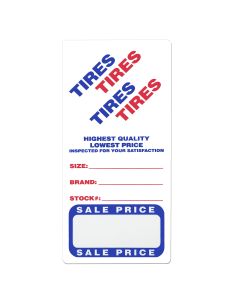 Petoskey Plastics Adhesive Tire Label (500/Roll)