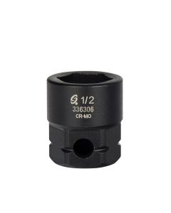 Sunex Tools 3/8 in. Drive 6-Point Low Profile Impact Socket w/ Hex Shank, 1/2 in.