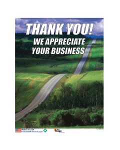 Petoskey Plastics Color Country Road Glossy Back Paper Floor Mat