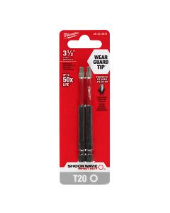 SHOCKWAVE Impact Duty? 3-1/2" T20 Bit 2PK