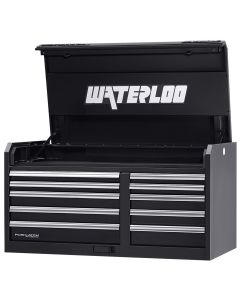46" Professional HD Series 10-Drawer Chest in Black Finish