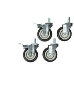 Titan 4 in. Heavy-Duty Swivel Casters