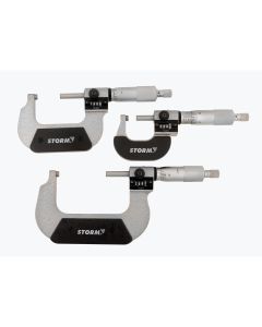 3 Piece Metric Micrometer Set