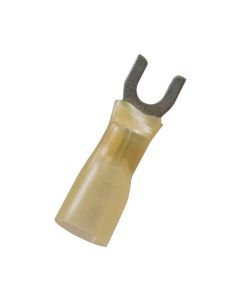 12-10 #8 Yellow CS Heat Shrink Spade - 10 Piece