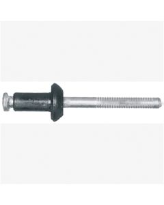 Alum Stl Blk Door Hndl Riv Frd
