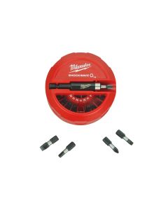 Milwaukee Shockwave Impact Duty Driver 22-Piece Bits in Puck