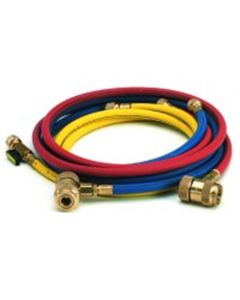 72" R12 Blue In-Line Ball Valve Hose