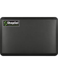 LDS Anti-Fatigue Mat Supreme 3 ft. x 2 ft., Black, 32SSFBLK