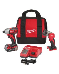 Milwaukee M18 - 18V Hex Impact Driver w/ LED Work Light Special Kit