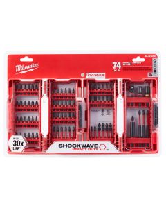 Milwaukee 74PC SHOCKWAVE Impact Duty Driver Bit Set