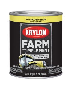 Krylon Farm/Implement; New Holland Yellow; 32 oz. Quart