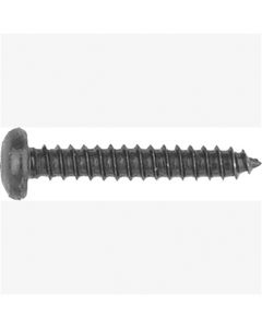 Torx Oval Head Trim Screws, Size: 4.2-1.41 x 25mm, Head Size: 8mm, Finish: Black Stnless Steel, 100