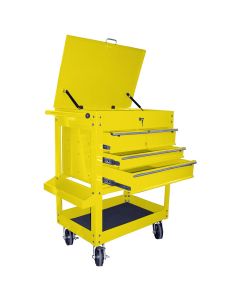 KTI75143 image(0) - Heavy Duty 4-Drawer Service Cart, Yellow
