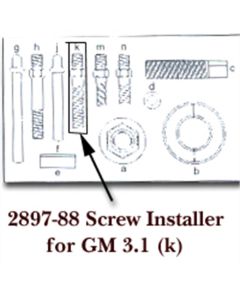 KDT2897-88 image(0) - SCREW INSTALLER FOR GM 3.1 LETTER (K)