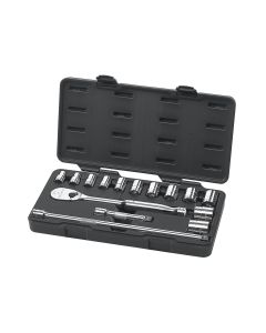 15PC 1/2" DR SAE SOCKET SET
