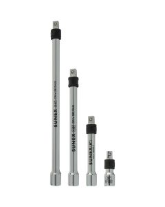 Sunex Tools 4-Piece 1/2 in. Drive Locking Extension Bar Set