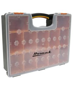 Homak Mfg. Plastic Organizer 12 Removable Bins