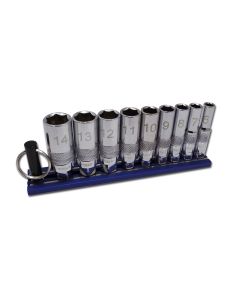 VIM Tools 9-Piece Dual Drive Deep Metric Sockets Set