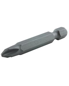No. 2 Phillips Power Bit, 2 Long, 1/4 in. Shank