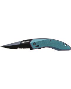 Schrade Mini Landshark ColorShift M.A.G.I.C. Assisted Opening Liner Lock Folding Knife