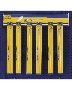12 pc. 16" Extra Long Spade Bit Merchandiser