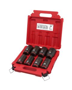 8PCSHOCKWAVE Impact Duty? 3/4" Drive Metric Deep 6 Point Socket Set