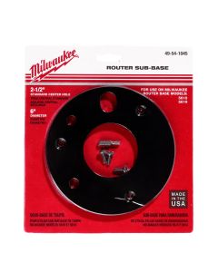 6" Diameter, 2-1/2" Center Hole Sub-Base