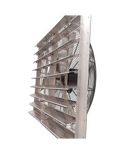 24" Shutter Fan, 1/3Hp, Variable, Industrial
