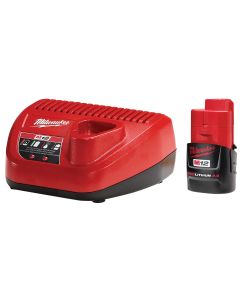 Milwaukee M12 2.0 Battery and Charger Starter