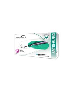 MICRO-TOUCH DENTA-GLOVE GREEN NEOPRENE GLOVES, S 100PK