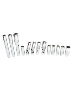 Spark Plug Socket Set 3/8" Magnetic 13pc