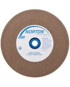 Norton Bench Grinding 24-Grit Wheel, 8 x 1 x 1 in.
