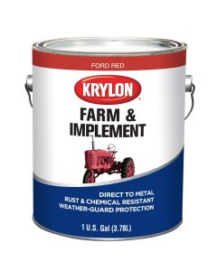 Krylon Farm/Implement Paints; Ford Red; 128 oz.; Gallon
