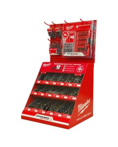 Milwaukee Shockwave Cabinet Drill & Drive Merchandiser