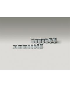 1/2"Dr 12Pt Std MM Skt Set 18P