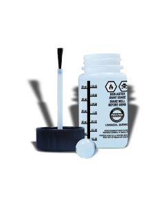 Pro-Tek Brush In Cap Plastic Bottles with Mixing Ball Inside for Touch-Up Paint Applicator (Box of 100)