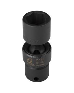 1/4" Drive 6 Point Universal Impact Socket 7/16"
