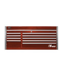 60 in. HXL 9-Drawer Top Chest - Red
