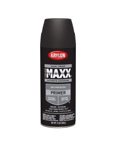 Krylon Covermaxx Primer; Black Primer; 12 oz. Aerosol