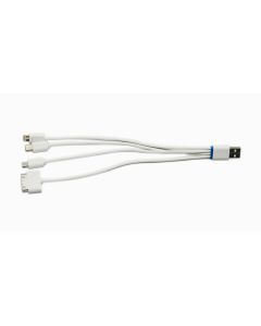 4-In-1 Pigtail Connection USB Cell Phone Charger