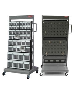 CART 2 SIDED BINS/FLIP OUT